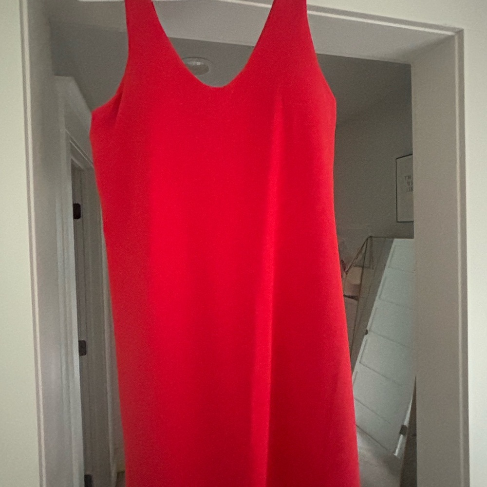 Athleta Transcend Dress Coral/Red in medium (regular length)